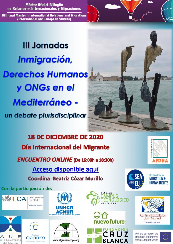 III Jornadas “Inmigración, Derechos Humanos y ONGs en el Mediterráneo – un debate pluridisciplinar”.
