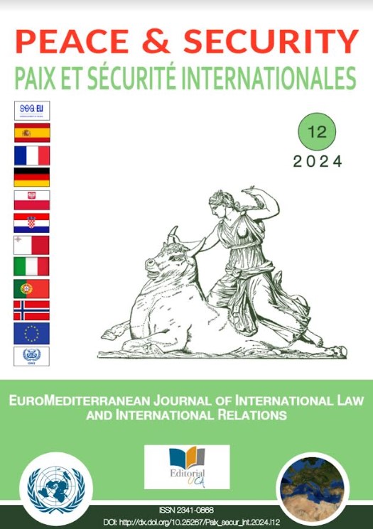 PUBLICACIÓN DEL NÚMERO 12(2024) REVISTA PEACE & SECURITY-PAIX ET SÉCURITÉ INTERNATIONALES