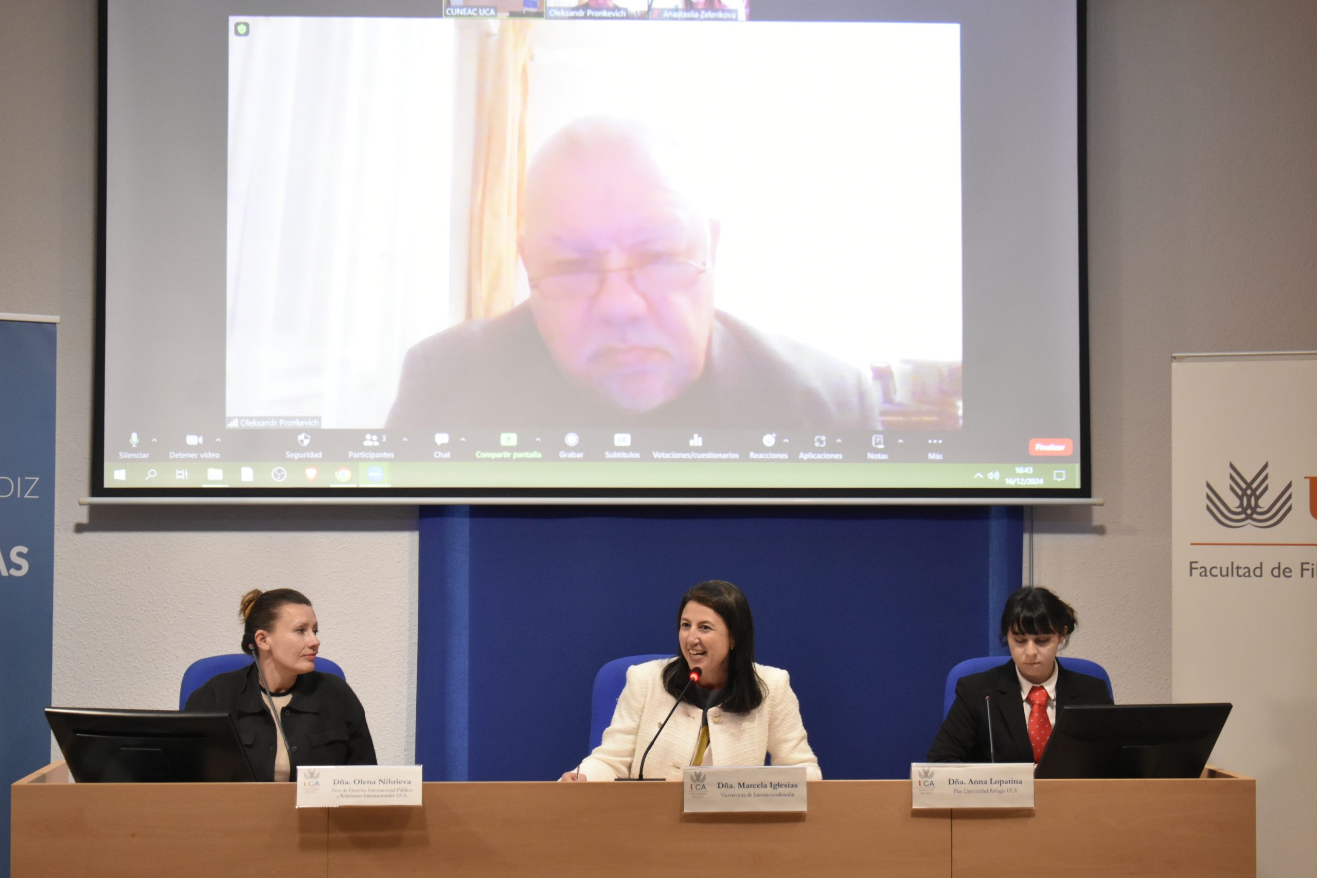 Participation of Prof. Dr. Olena Nihreieva, in the Round Table ‘The Ukrainian Crisis and Internat...