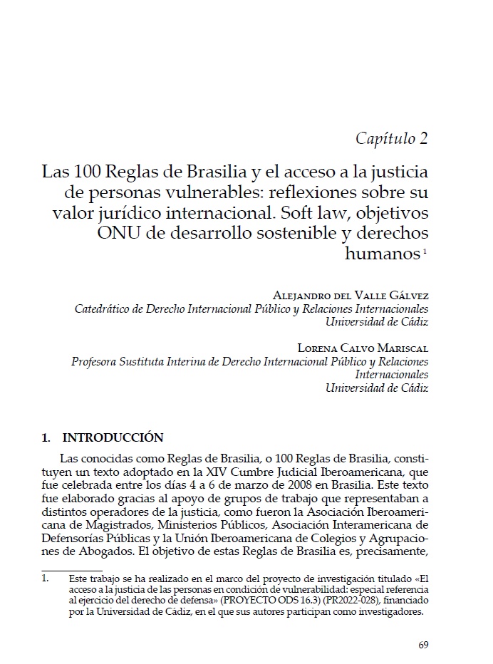 Nueva publicación: Las 100 Reglas de Brasilia y el acceso a la justicia de personas vulnerables: ...